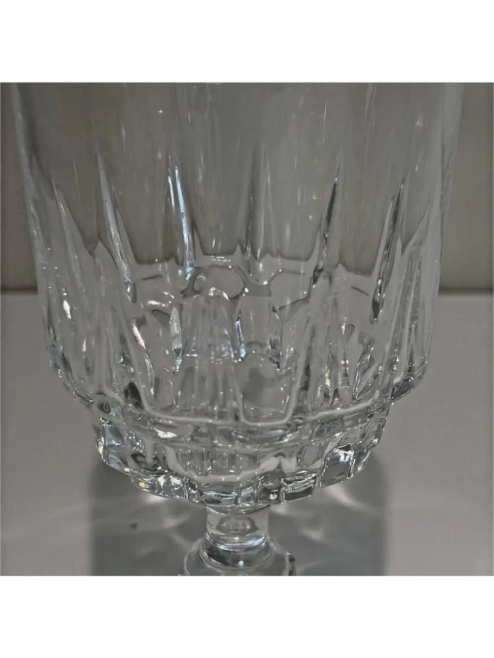 VTG Cristal d'Arques Durand Louvre Wine Glass 6 Ounces France Crystal Set of 6
